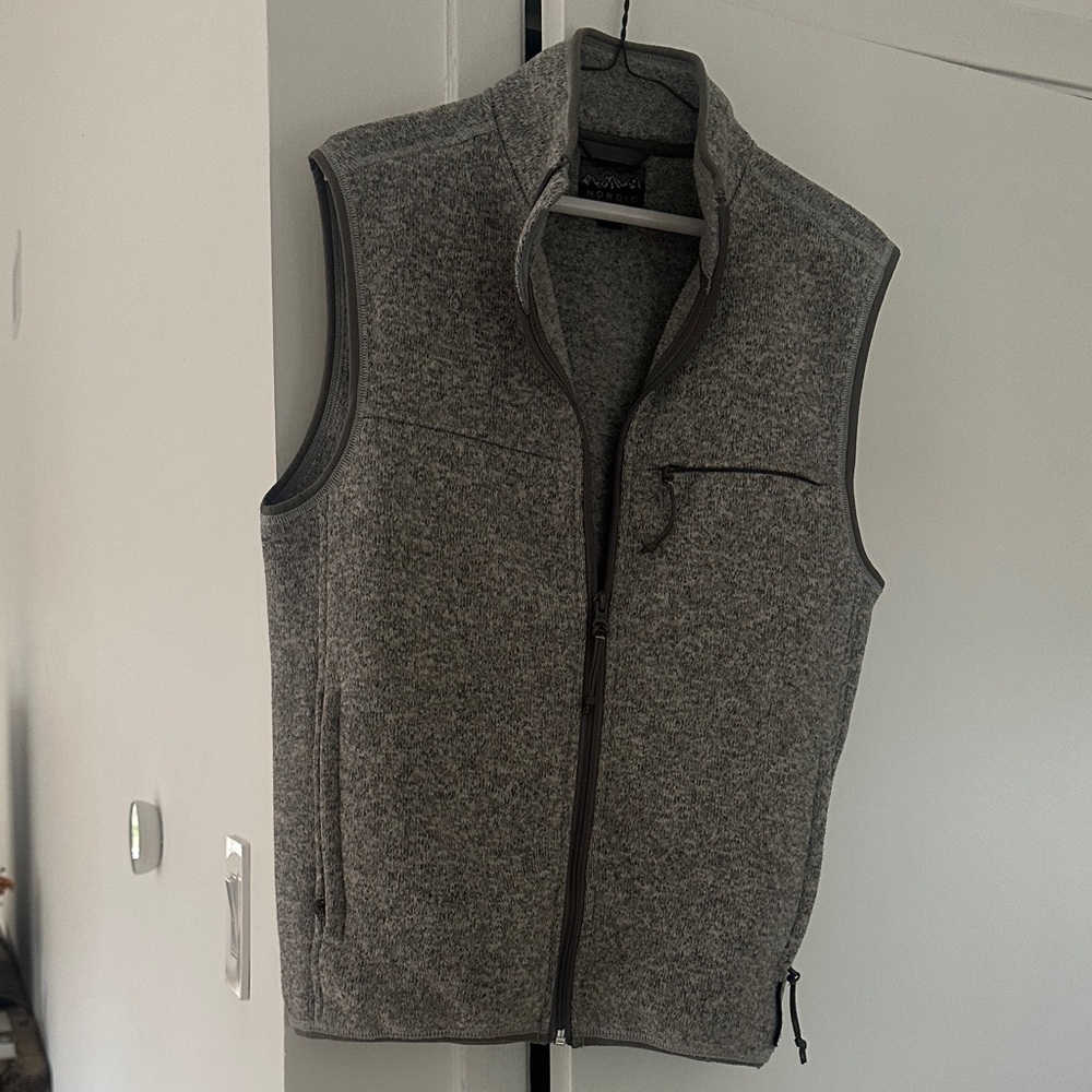J. Crew Nordic Heather Gray Vest